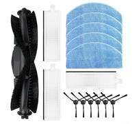 Set di spazzole laterali per spazzola principale in tessuto filtrante multiuso per Laresar Evol 3 parti spazzatrice laterale filtro (B)