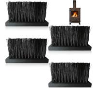 Set di spazzole per camino, ricambio per scopa, spazzola per la pulizia con setole in fibra di cocco da 60 mm, spazzola di ricambio allungata per camino, stufa e camino, pulizia a casa (4)