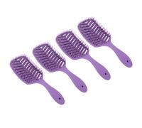 Set di spazzole per capelli con beccuccio curvo da 4 pezzi per asciugatura rapida e districamento, 24x8,5x3cm