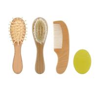 Set di spazzole per capelli e pettine - Set di spazzole per capelli per il bagno, strumento di rilassamento per la cura dei capelli, cura del bambino, per compleanno, baby shower, regali di registro