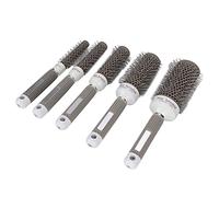 Set di spazzole per capelli rotonde, set di spazzole termiche rotonde antistatiche 5 pezzi per parrucchiere per uso domestico