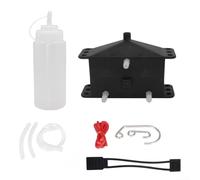 Set di spazzole per la pulizia della catena della moto, con manico ergonomico e setole multi-angolo per una copertura completa della catena (nero)
