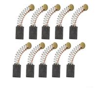 Set di spazzole per motore in carbonio composto da dieci pezzi, dimensioni 12 x 8 x 5 mm
