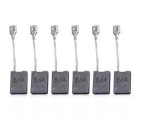 Set di spazzole per motori in carbonio 6 pezzi 6 x 16 x 22 mm | Ripara motori intermittenti, ripristina la potenza, include molla, dimensioni 6x16x22mm, adatto per smerigliatrici serie gws