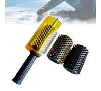 Set di spazzole per sci e snowboard, 150/200/300 mm, opzionale, con manico e paraspruzzi, spazzole in ottone/crine di cavallo/nylon per la pulizia della base dello sci