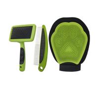 Set di Spazzole per Toelettatura Cani - Strumento Da Del Pelo Di Animali Da Compagnia,Kit Di Spazzolatura Per Cani,per Cuccioli e Gattini la Rimozione dei Nodi Districante durante il Bagno la Doccia e