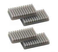 Set di spazzole per ugelli in silicone resistente al calore, 4 pezzi, per QIDI 4 Plus per stampante 3D, strumenti di pulizia per ridurre l'usura degli ugelli e gli errori di stampa