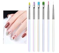 Set Di Spazzole Per Unghie,Pennello Eyeliner Per Unghie - Punzone E Sigillo Per Smalto Gel Strumento Di Pittura Decorazione Per Principianti E Professionisti Manicure A Casa O Salone