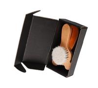 Set di spazzole portatili per bambini, con setole morbide in lana, delicate sul cuoio capelluto, con pettine e vasca da bagno, facili da trasportare