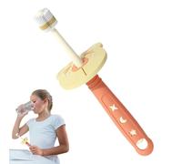 Set di spazzolini da denti per bambini a 360°, con setole nano rotonde a 360°, spazzolini portatili con protezione di sicurezza per bambini, ragazzi e bambini di età compresa tra 1 e 12 anni