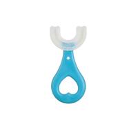 Set di spazzolini da denti per bambini e bambini (0-2 anni), senza BPA e testato per la sicurezza, vincitore del premio 2023, silicone per uso alimentare (blu)