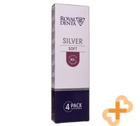 Set Di Spazzolini Royal Denta Silver Soft 4 Con Morbidezza Media