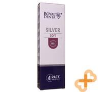 Set Di Spazzolini Royal Denta Silver Soft 4 Con Morbidezza Media