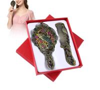 Set di specchi da trucco vintage, accessorio per il trucco