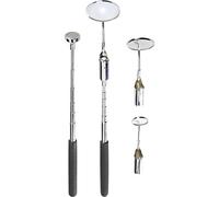 Toolcraft 816419 kit specchio da ispezione 5 parti incl illuminazione led