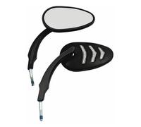 Set Di Specchietti Con Indicatori Di Direzione A LED. Neri Per HARLEY-DAVIDSON