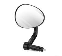 Set di specchietti retrovisori per bicicletta, con design regolabile a 360 gradi, adatto per manubri da 17,5 mm, diametro 20 mm, dimensioni standard (1 pezzo)