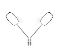 Set Di Specchietti Retrovisori Per Moto Da 8 Mm, Cromati, Stile Classico, Per Suzuki C70 CA95 FA50 FS50 FZ50