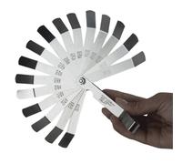 Set di spessimetri a 16 lame con doppia marcatura metrica e strumento misurazione, spessimetro riempimento metrico for la della lavorazione del legno