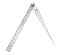 Set di spessimetri, calibro di conicità for saldatura, righello di profondità portatile in acciaio inossidabile, strumento di ispezione dei fori, strumento di misurazione dello spessimetro