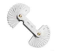 Set di spessimetri di precisione in ottone, 75 - 300 mm, per gioco valvola e riparazione motore, con design a intaglio