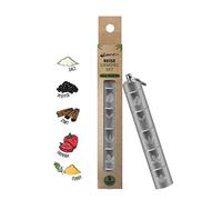 Set di spezie da viaggio e pic-nic, 5 in 1, mini barattoli per spezie da campeggio | Scatole in alluminio impermeabili, piccole e leggere, con 5 spezie