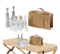 Set di spezie per zaino: organizer da cucina per campeggio, set di spezie