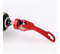 Set di spiedini anteriori e posteriori a sgancio rapido per bici da strada e mountain bike, con leva di bloccaggio a camma e regolatore di tensione (coppia rossa)