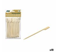 Set di Spiedini per Barbecue Algon Bambù 100 Pezzi 13,5 cm [18 Unità]