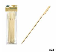 Set di Spiedini per Barbecue Algon Bambù 20 Pezzi 24 cm [24 Unità]