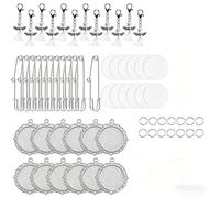 Set di spille con cornice per foto con perle accenti spilla materiali perfetti per ricordi di famiglia e regali di laurea Tradizione Foto Charm Craft Set