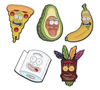 Set di spille esagonali con dinosauro, 4-6 pezzi, Klein, Metallo non prezioso