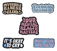 Set di spille esagonali con dinosauro, 4-6 pezzi, Klein, Metallo non prezioso