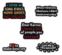 Set di spille esagonali con dinosauro, 4-6 pezzi, Klein, Metallo non prezioso