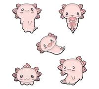 Set di spille esagonali con dinosauro, 4-6 pezzi, Klein, Metallo non prezioso