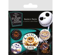 Set di spille NIGHTMARE BEFORE CHRISTMAS - 5 pz (2,5-3,5 cm)