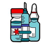 Set di spille smaltate mediche per infermieri e medici, simpatiche spille per operatori sanitari con stampelle, bottiglia per medicinali, monitor cardiaco e polsini per la pressione sanguigna, regalo