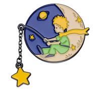 Set di spille smaltate principe volpe, luna, stella, barca di carta, balena, Klein, Metallo non prezioso