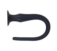 Set di spine anali, morbido dildo anale in silicone liquido con ventosa masturbatori vaginali giocattoli erotici per donne SM sesso anale gay (black,S)