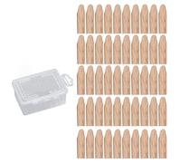 Set di spine fori di tasca - 50% tasselli in legno per connessioni robuste, superficie liscia, materiale durevole, atto a progetti di lavorazione del legno e riparazione di mobili (type 1)