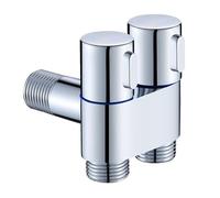 Set di spruzzatori for bidet da parete con valvola angolare in lega di zinco, uno in due, spruzzatore for la pulizia dell'acqua for accessori for WC da bagno(Electroplated-1)