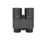 Set di spruzzatori for bidet e WC, spruzzatore for bidet portatile, doccia for WC, valvola angolare a doppia uscita, accessori for WC(Gun Gray-Dual Contro)