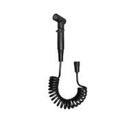 Set di spruzzatori for bidet e WC, spruzzatore for bidet portatile, doccia for WC, valvola angolare a doppia uscita, accessori for WC(Black 2 in 1)