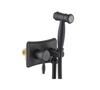 Set di spruzzatori per bidet caldo e freddo in acciaio inossidabile Rubinetto per bidet a parete per donne Bagno Igiene Spray Pressione dell'acqua regolabile Facile installazione Design moderno