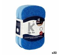Set di spugne Azzurro 7 x 12,3 x 2,5 cm [32 Unità]