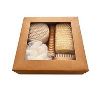 Set di spugne da bagno e doccia, bastone da massaggio, spazzola per unghie, palla per lo scrub, lima per piedi, spugne per il corpo per uomini, donne, madre, papà, famiglia, nonni, fidanzata, bagno di