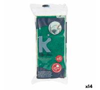 Set di spugne Fibra abrasiva Giallo Verde Cellulosa 9 x 5,5 x 2,5 cm [14 Unit