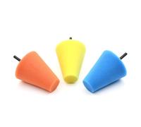 Set di spugne lucidanti coniche, 3 pezzi per trapano (50)