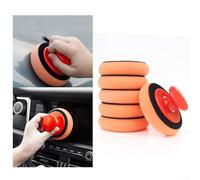 Set di spugne per ceretta con manico con 4 o 6 tamponi, strumento ergonomico per lucidare l'auto e la pulizia della casa, kit applicatore riutilizzabile in schiuma morbida (B)