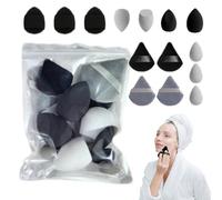 Set di spugne per frullatore per trucco, spugnetta per trucco viso - Spugna per frullatore per fondotinta per trucco,Frullatore in spugna Soft Beauty per fondotinta liquido, correttore, crema solare e